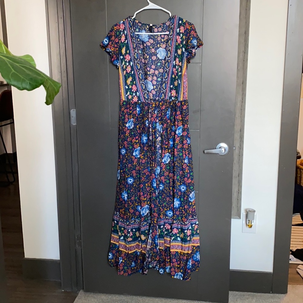 Floral Small Maxi Dress